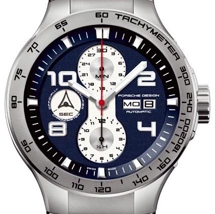 Review Porsche Design P'6340 Flat Six Automatic Chronograph Blue Dial Men's Watch